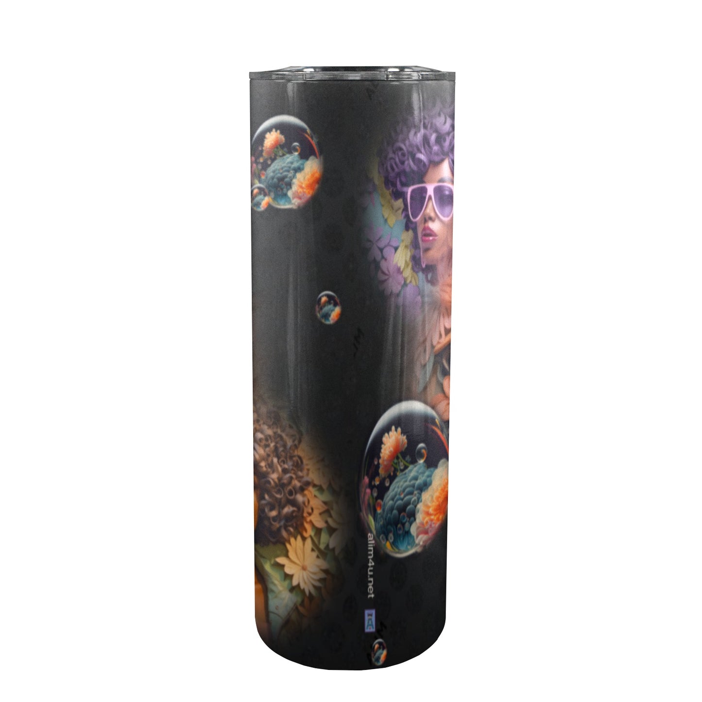 ALIM4U- A22 Drinking Cup 20oz 20oz Tall Skinny Tumbler with Lid and Straw