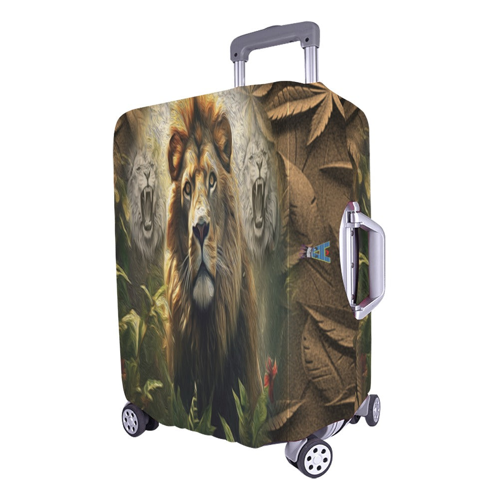 ALIM4U- Lion King of the Cannabis Jungle Luggage Cover (Large Size) (26"-28")