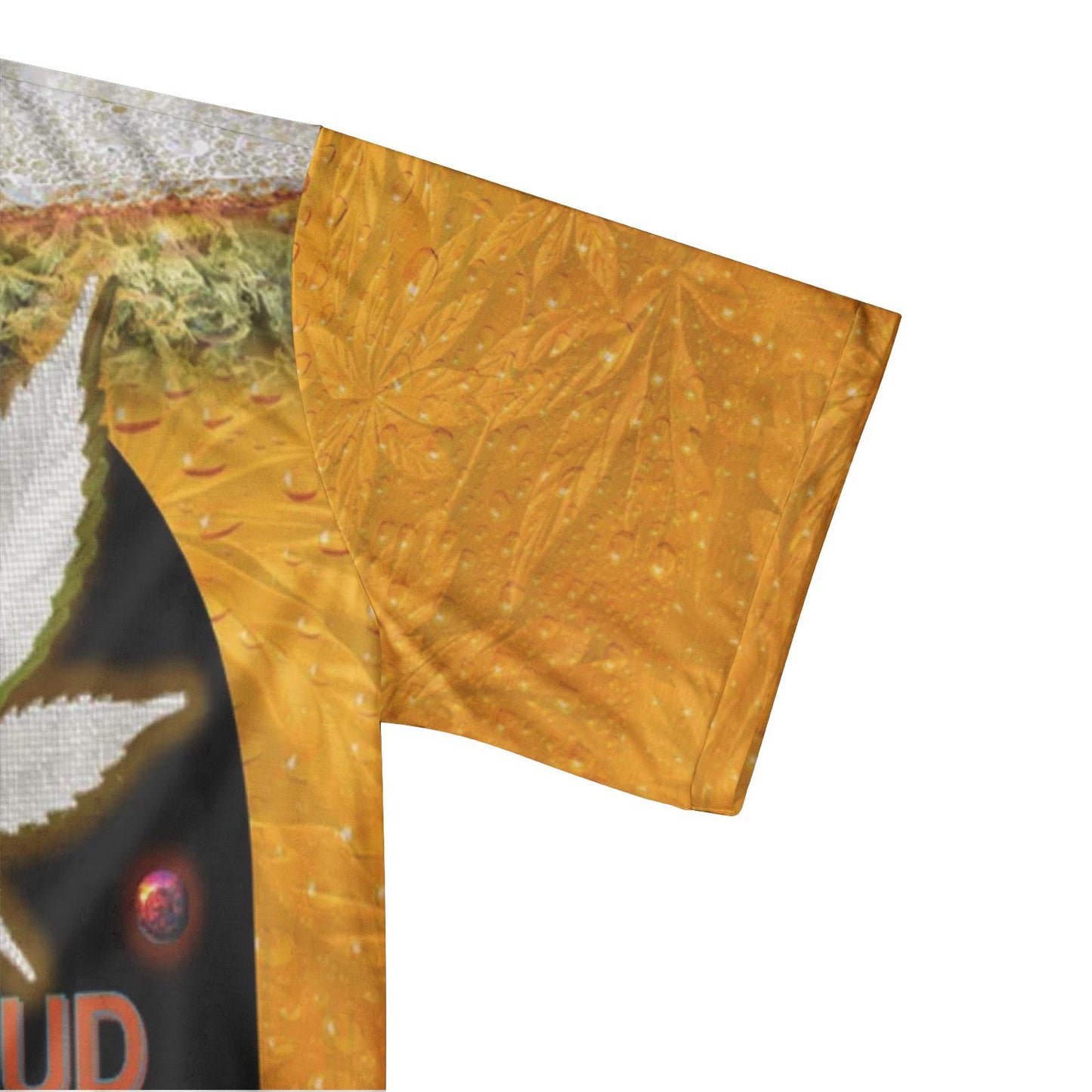 ALIM4U "Light Bud" Men's All-Over-Print Polo Shirts