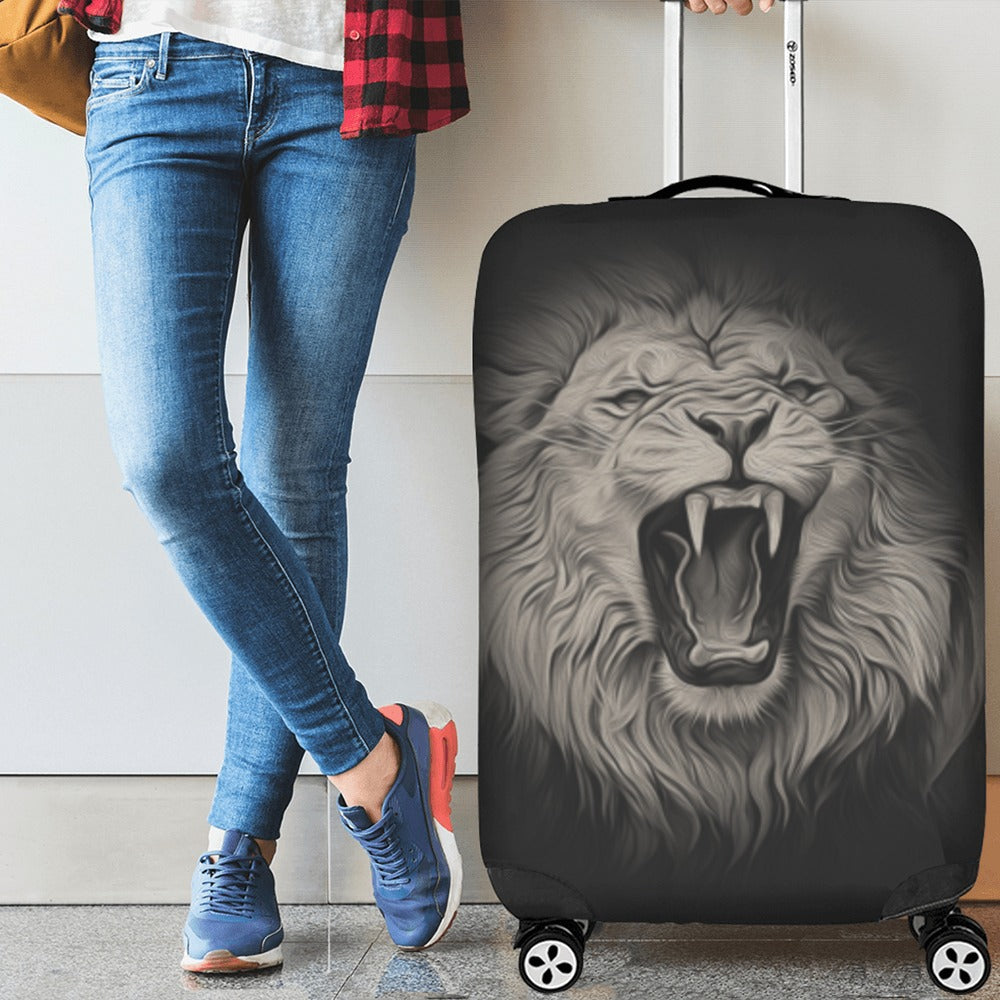 ALIM4U- Lion Luggage Cover (Large Size) (26"-28")