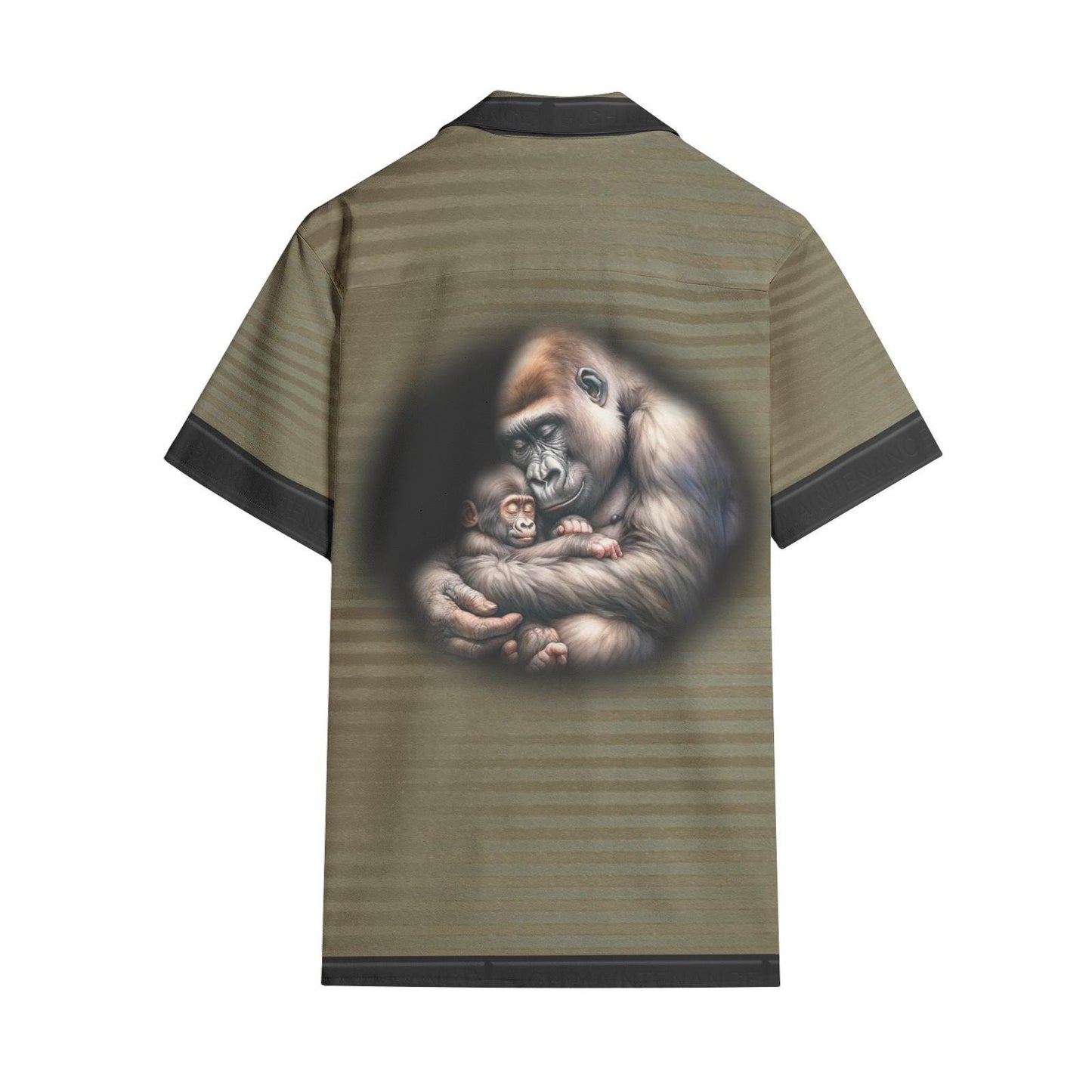 ALIM4U "Grilla" Men's All-over print Short Sleeve Shirts