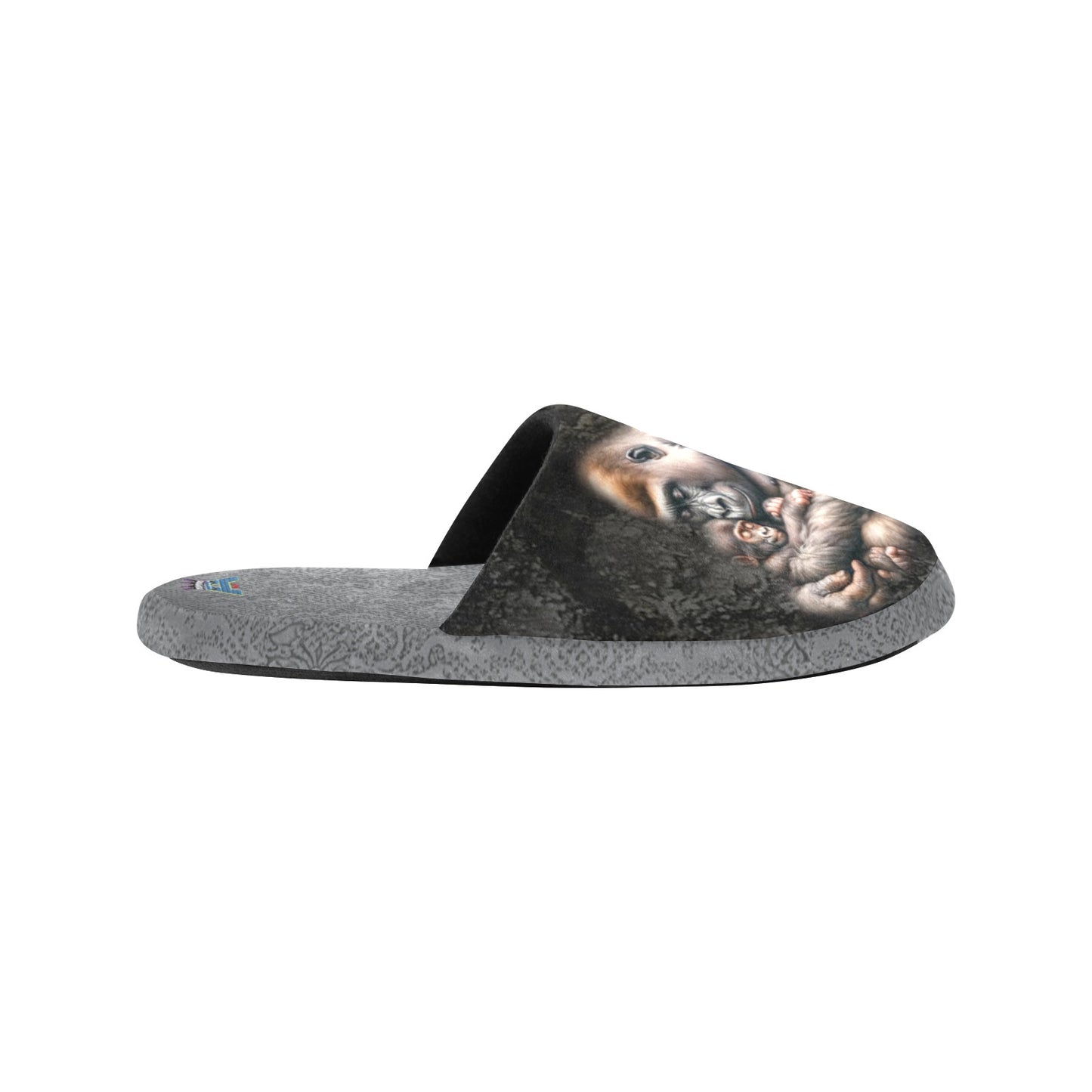 ALIM4U- Grilla Mens Cotton Slippers Men's Cotton Slippers(Model 0601)