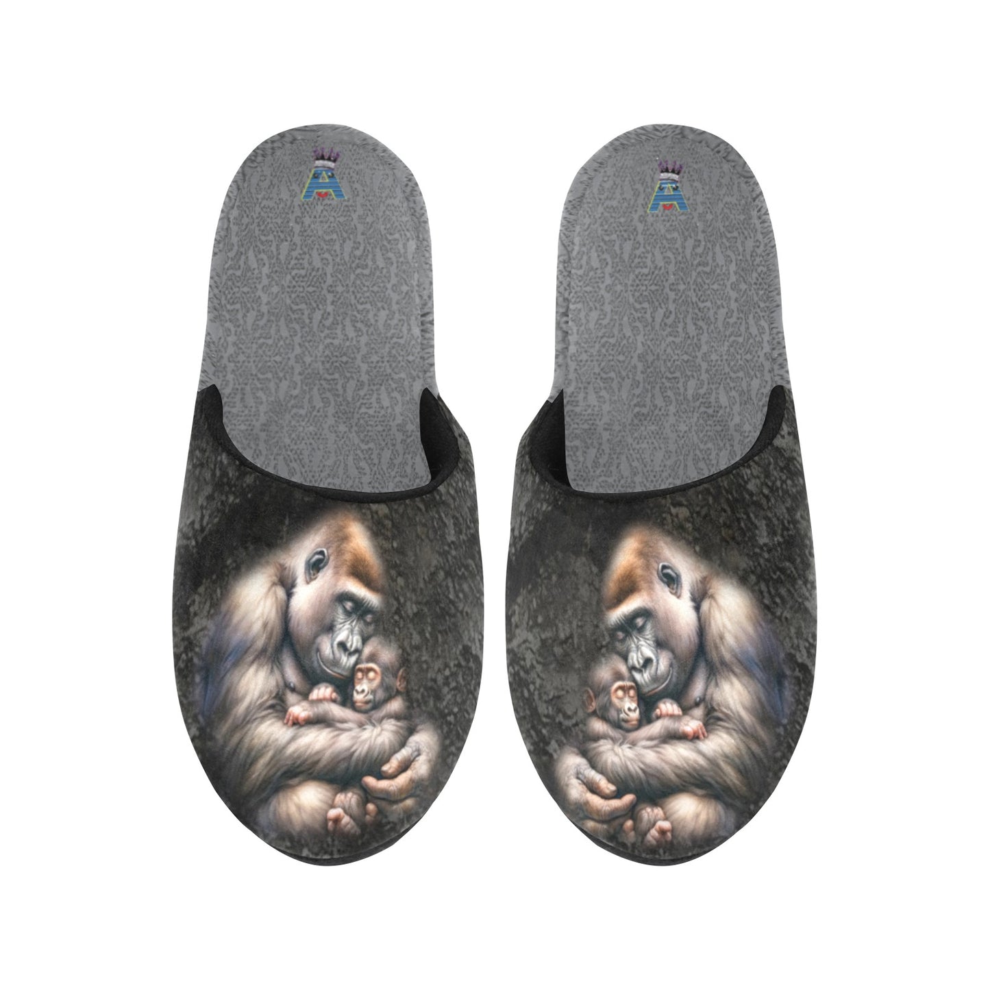 ALIM4U- Grilla Mens Cotton Slippers Men's Cotton Slippers(Model 0601)