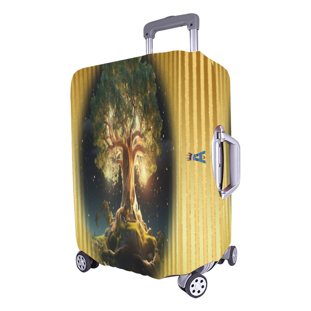 ALIM4U- Glowing Tree Luggage Cover (Large Size) (26"-28")
