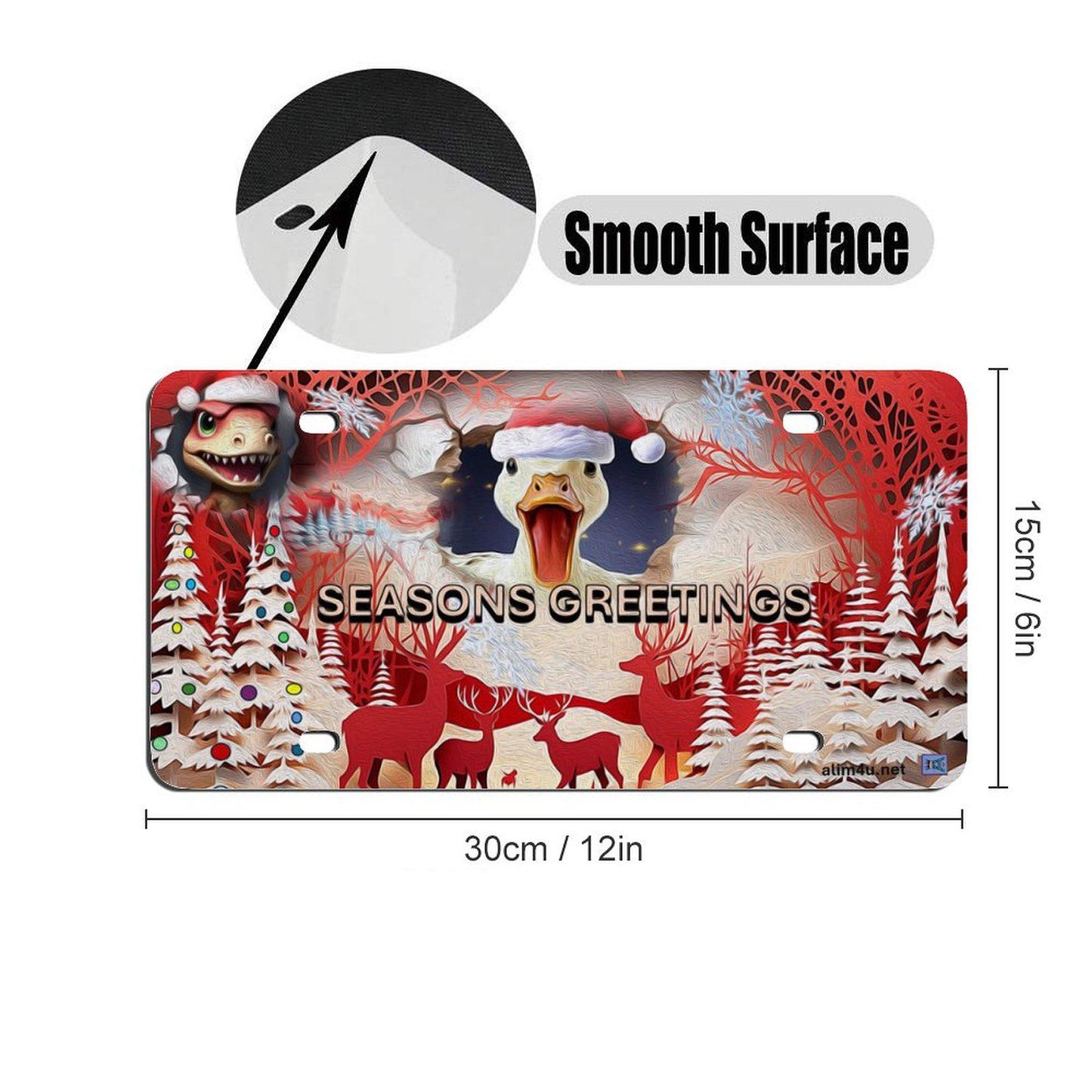 Car License Plate-11.8”x5.9”