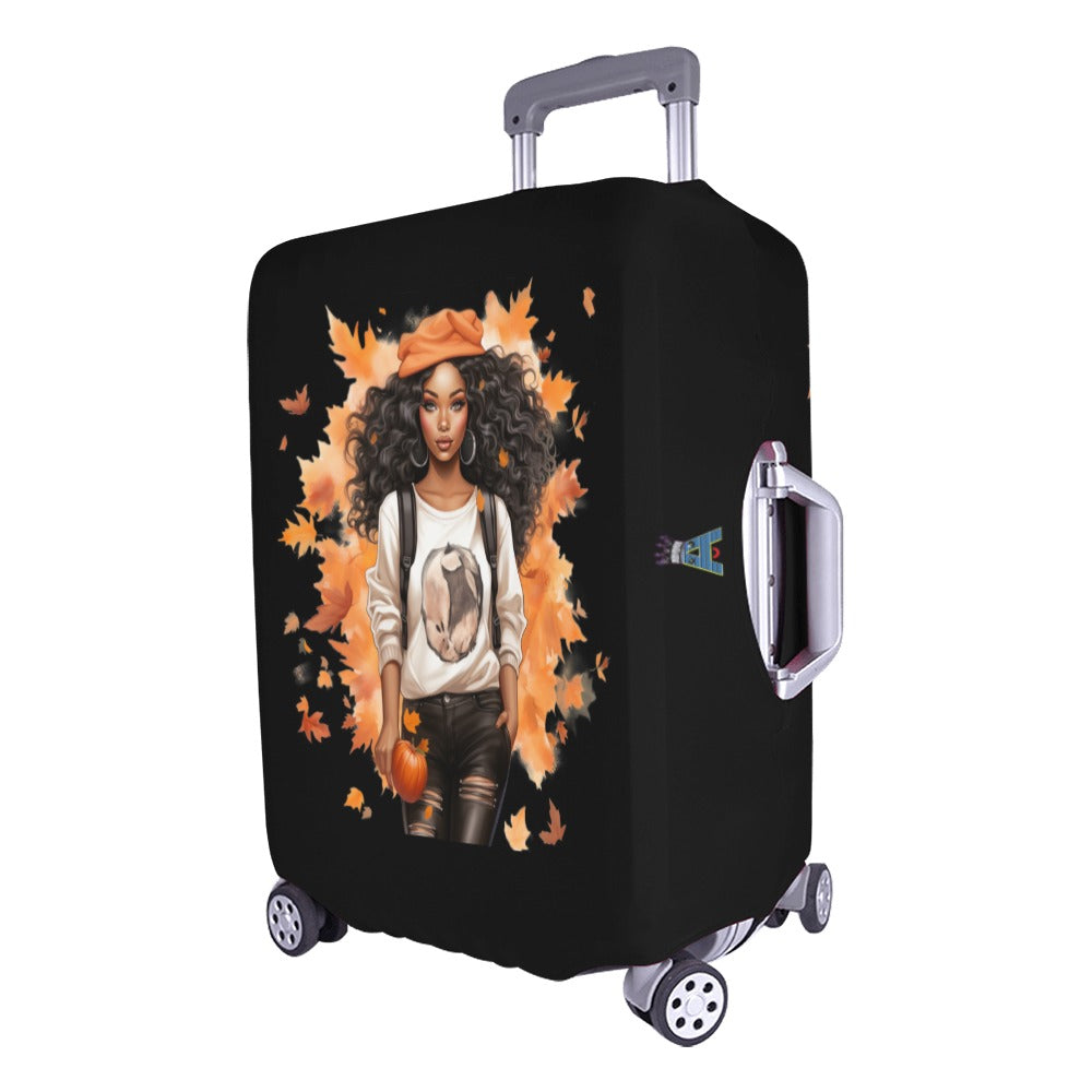 ALIM4U-Black Woman Positivity 2 Luggage Cover (Large Size) (26"-28")