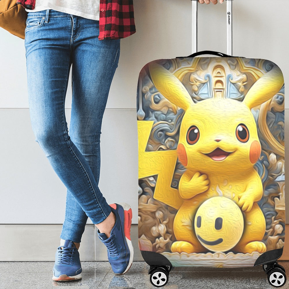 ALIM4U- Cartoon Character 1 Luggage Cover (Large Size) (26"-28")