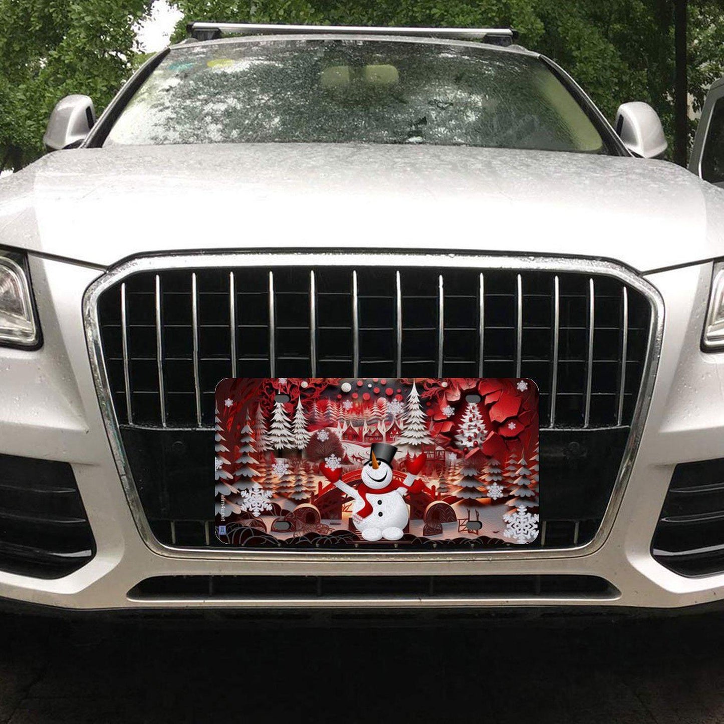 ALIM4U Christmas Car License Plate-11.8”x5.9”