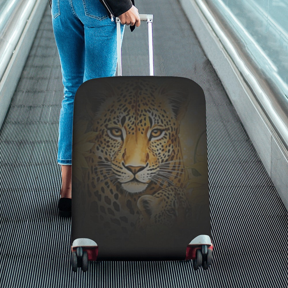 ALIM4U- Leopard Luggage Cover (Large Size) (26"-28")