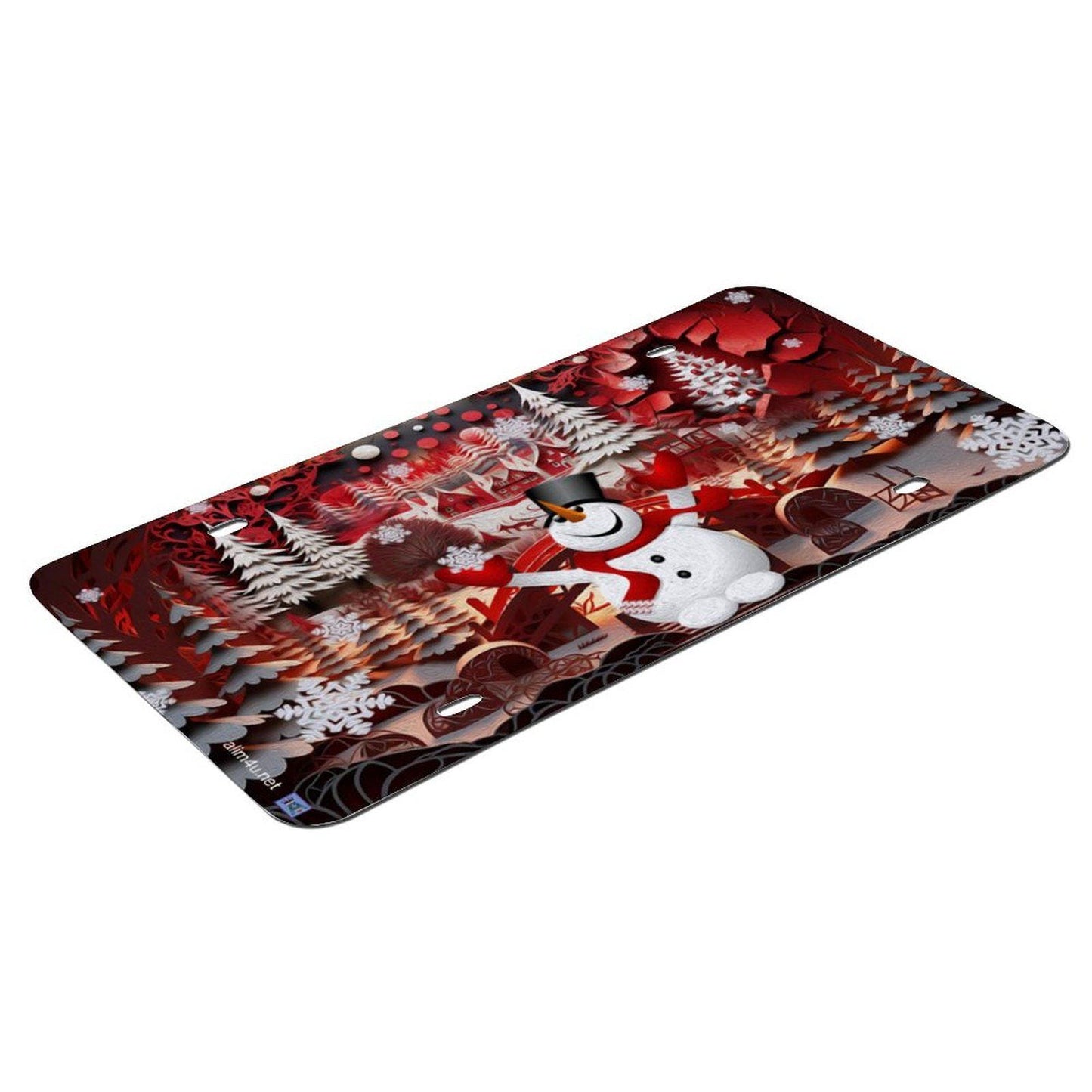 ALIM4U Christmas Car License Plate-11.8”x5.9”