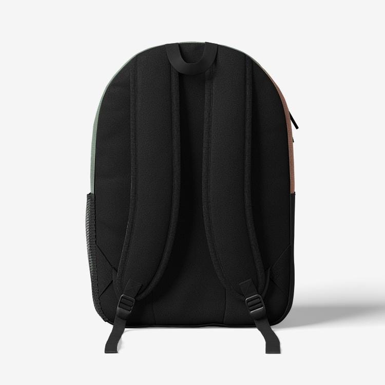 ALIM4U "Blossom" Retro Colorful Print Trendy Backpack