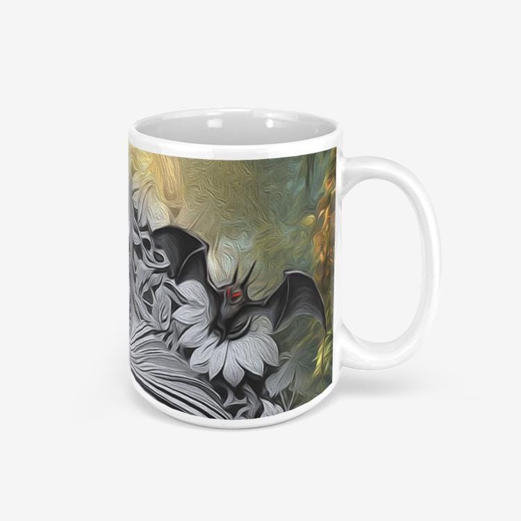 ALIM4U "Batty" Classic Glossy Mug