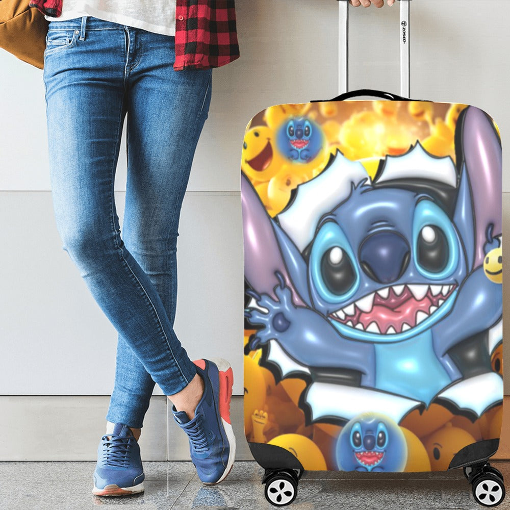 ALIM4U- Cartoon Character 2 Luggage Cover (Large Size) (26"-28")