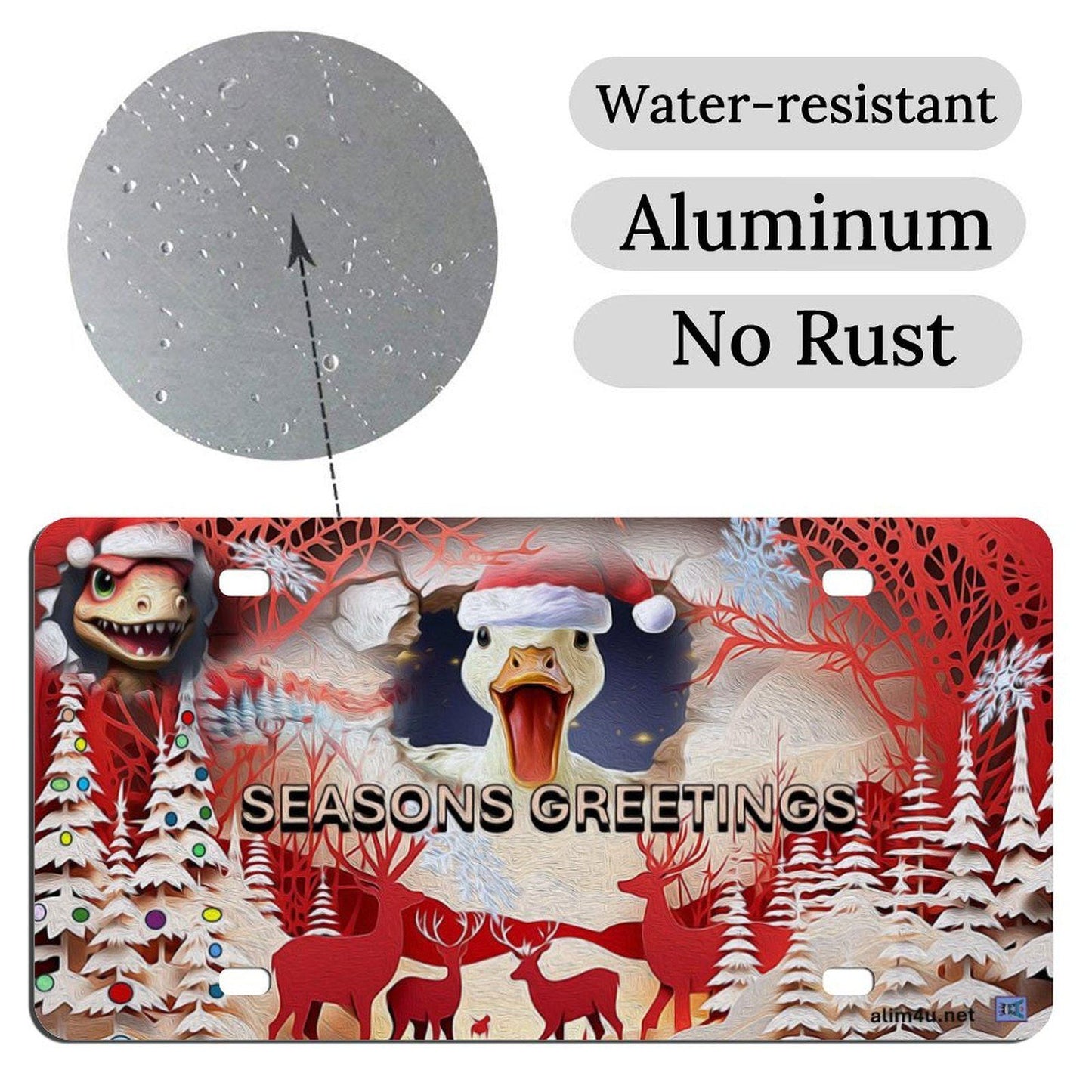 Car License Plate-11.8”x5.9”