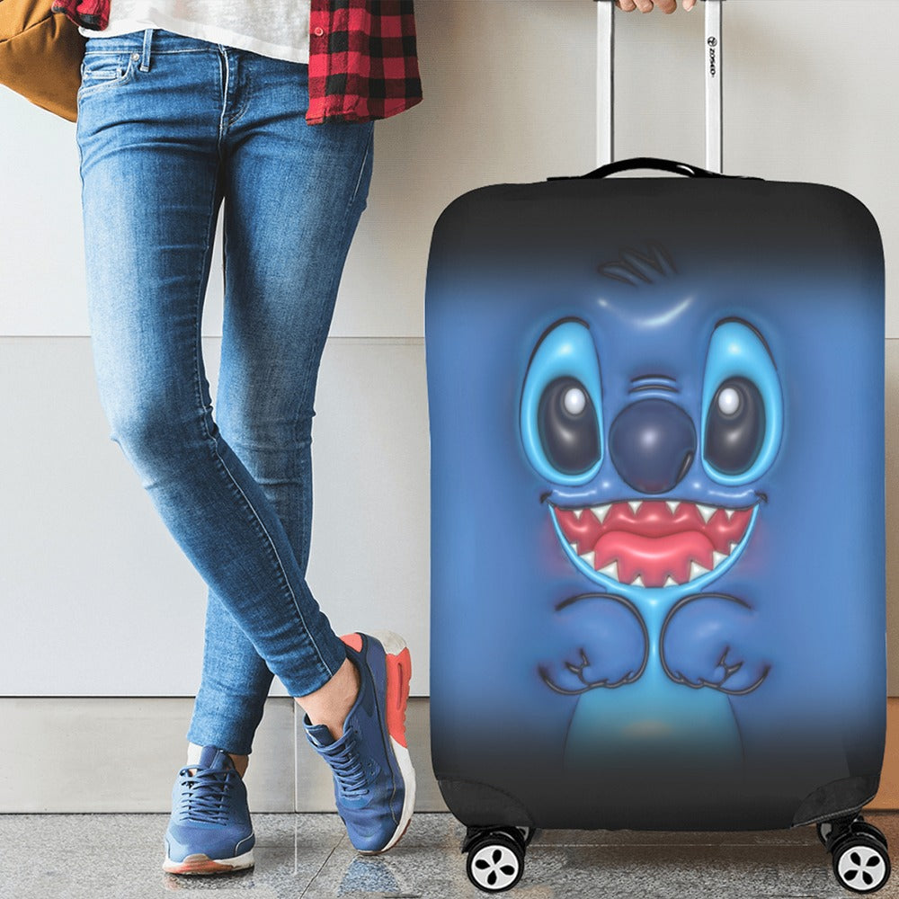 ALIM4U-Cartoon Character 3 Luggage Cover (Large Size) (26"-28")