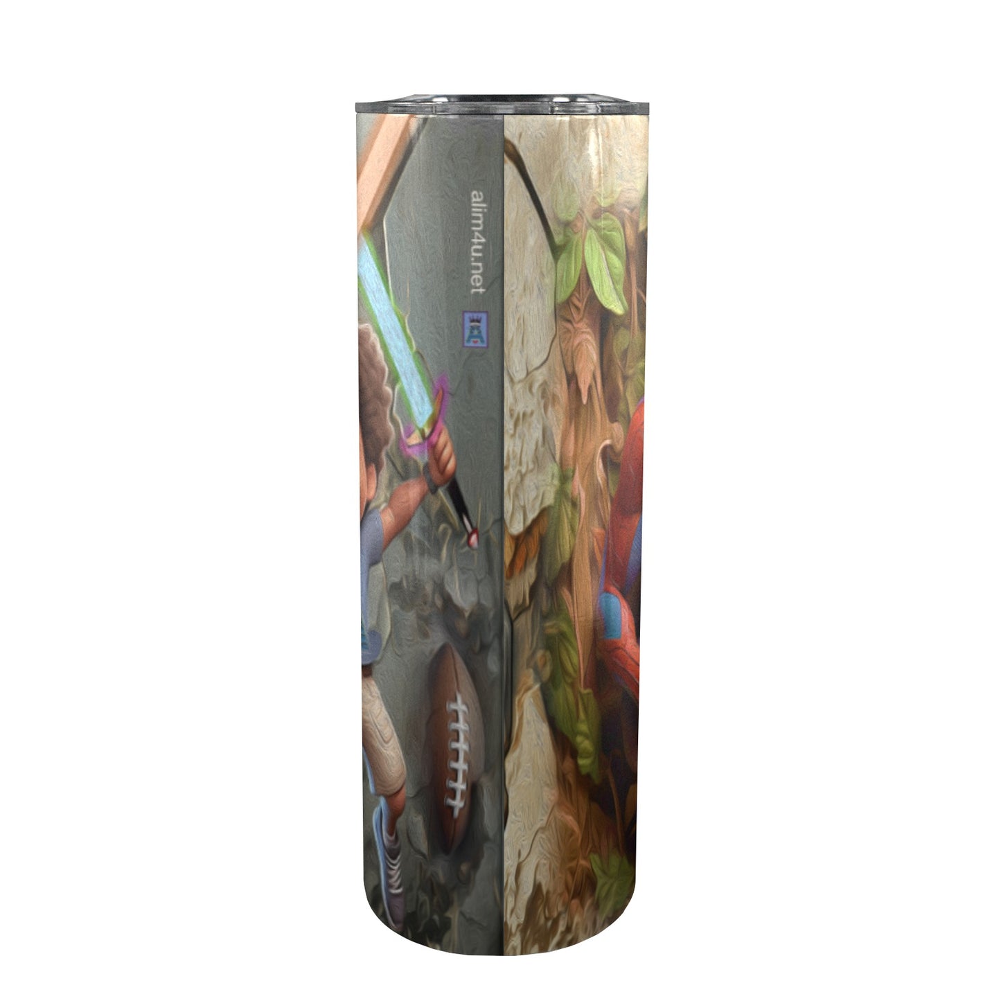 ALIM4U- A816 Drinking Cup 20 oz 20oz Tall Skinny Tumbler with Lid and Straw