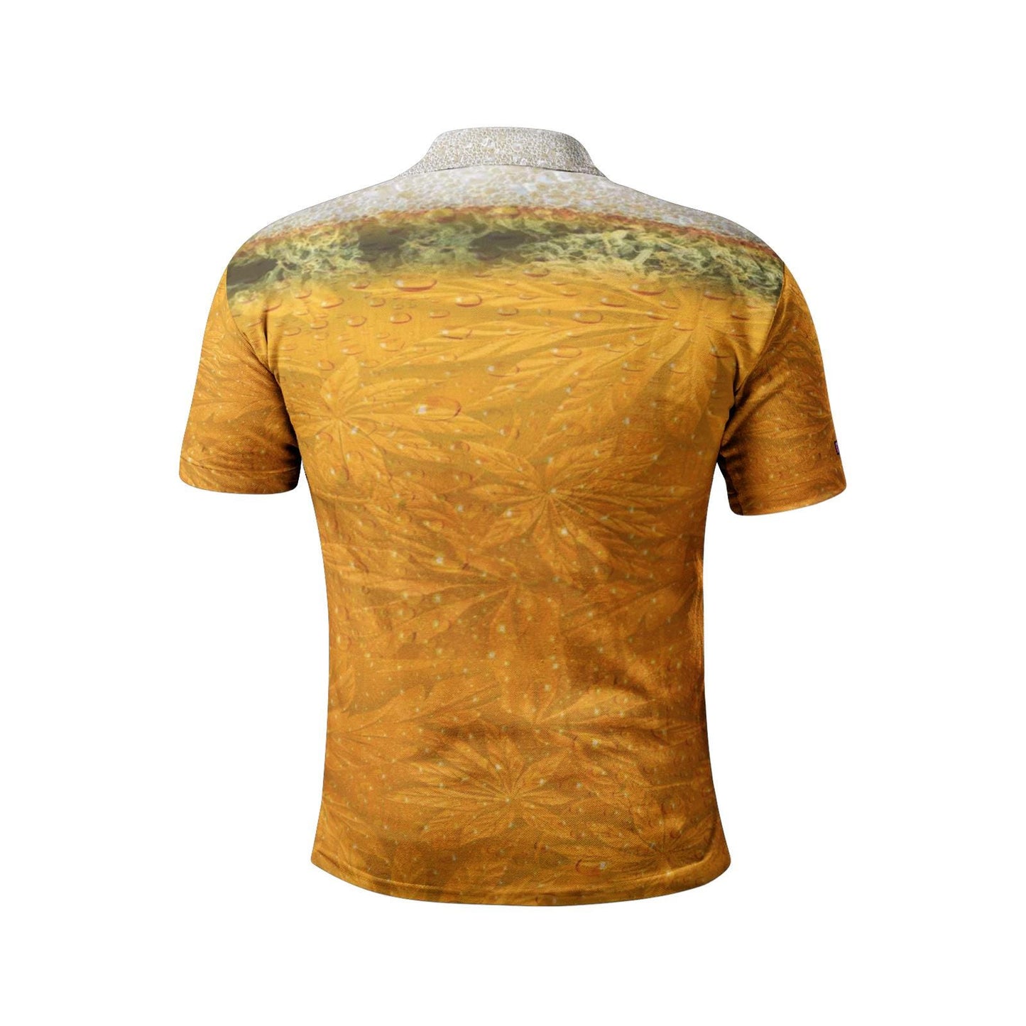 ALIM4U "Light Bud" Men's All-Over-Print Polo Shirts