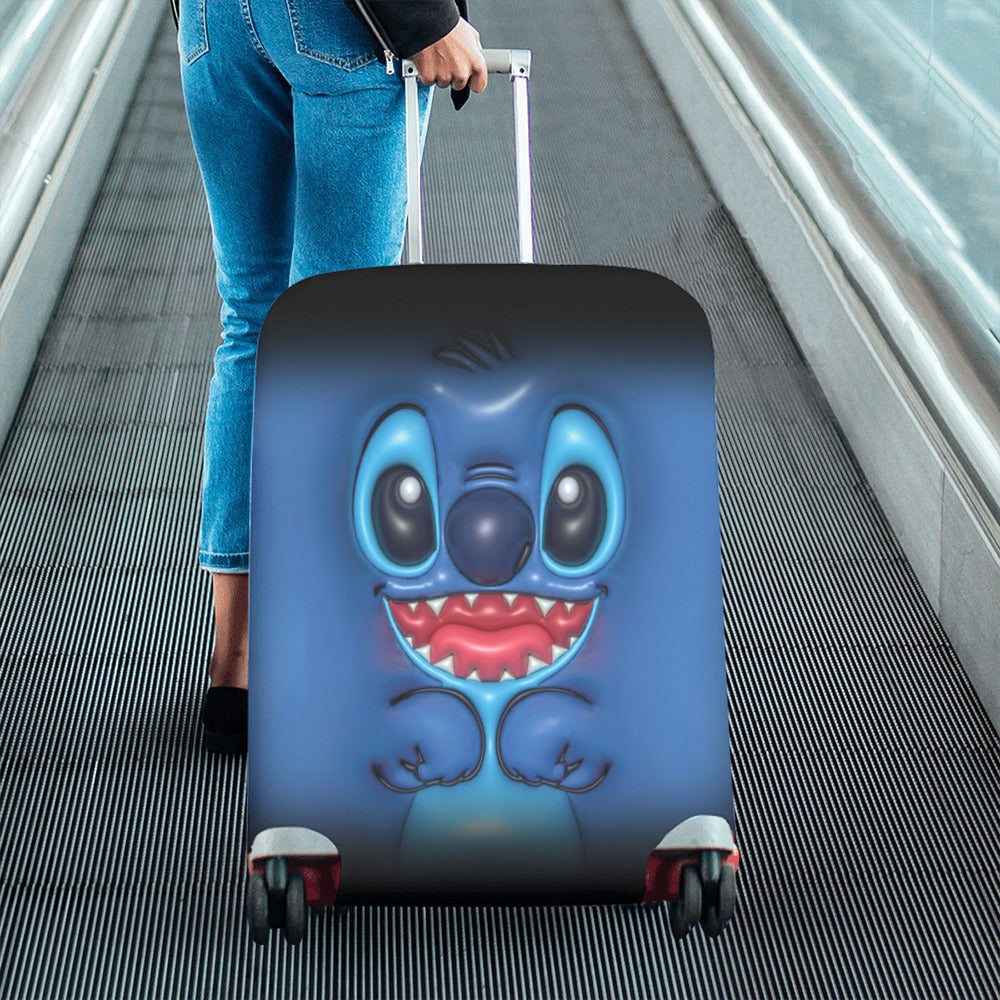 ALIM4U-Cartoon Character 3 Luggage Cover (Large Size) (26"-28")