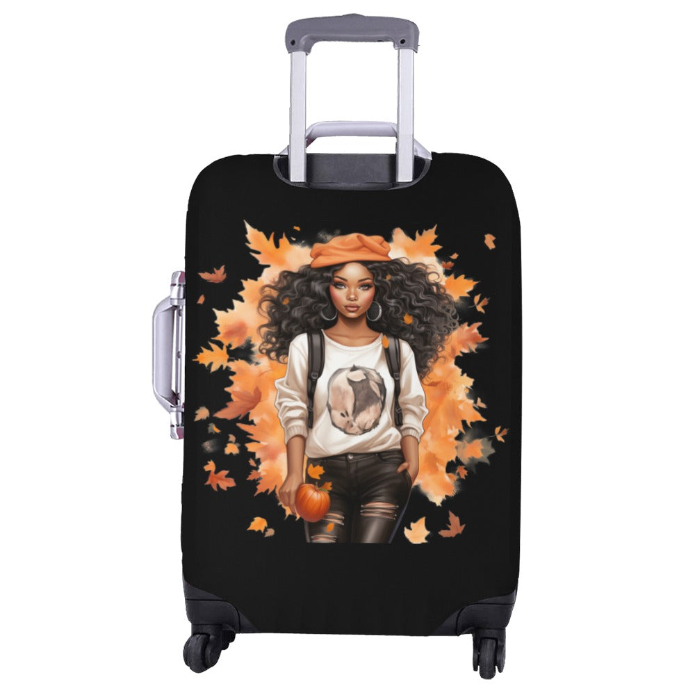 ALIM4U-Black Woman Positivity 2 Luggage Cover (Large Size) (26"-28")