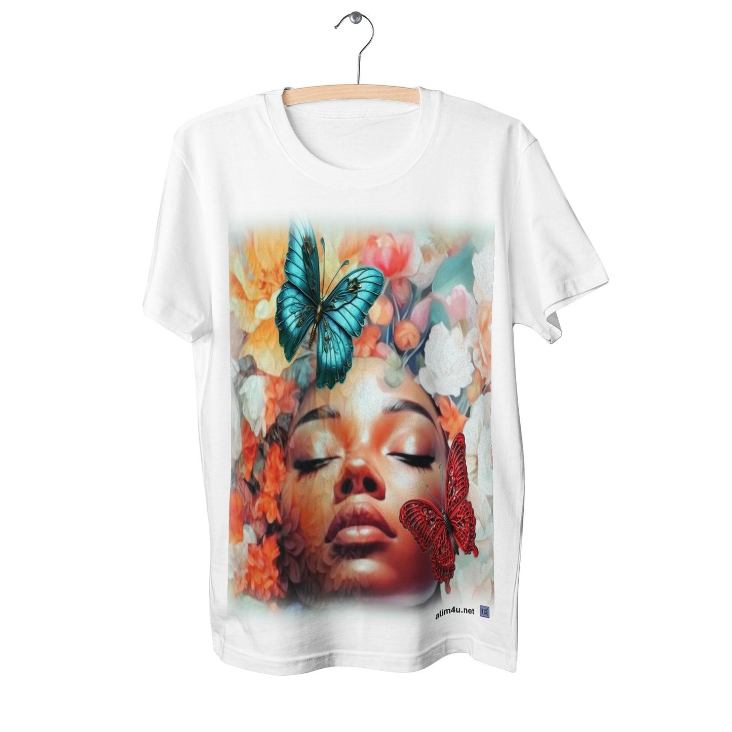 ALIM4U "Blossom" Couple's Pima Cotton Jersey Short Sleeve Tshirt