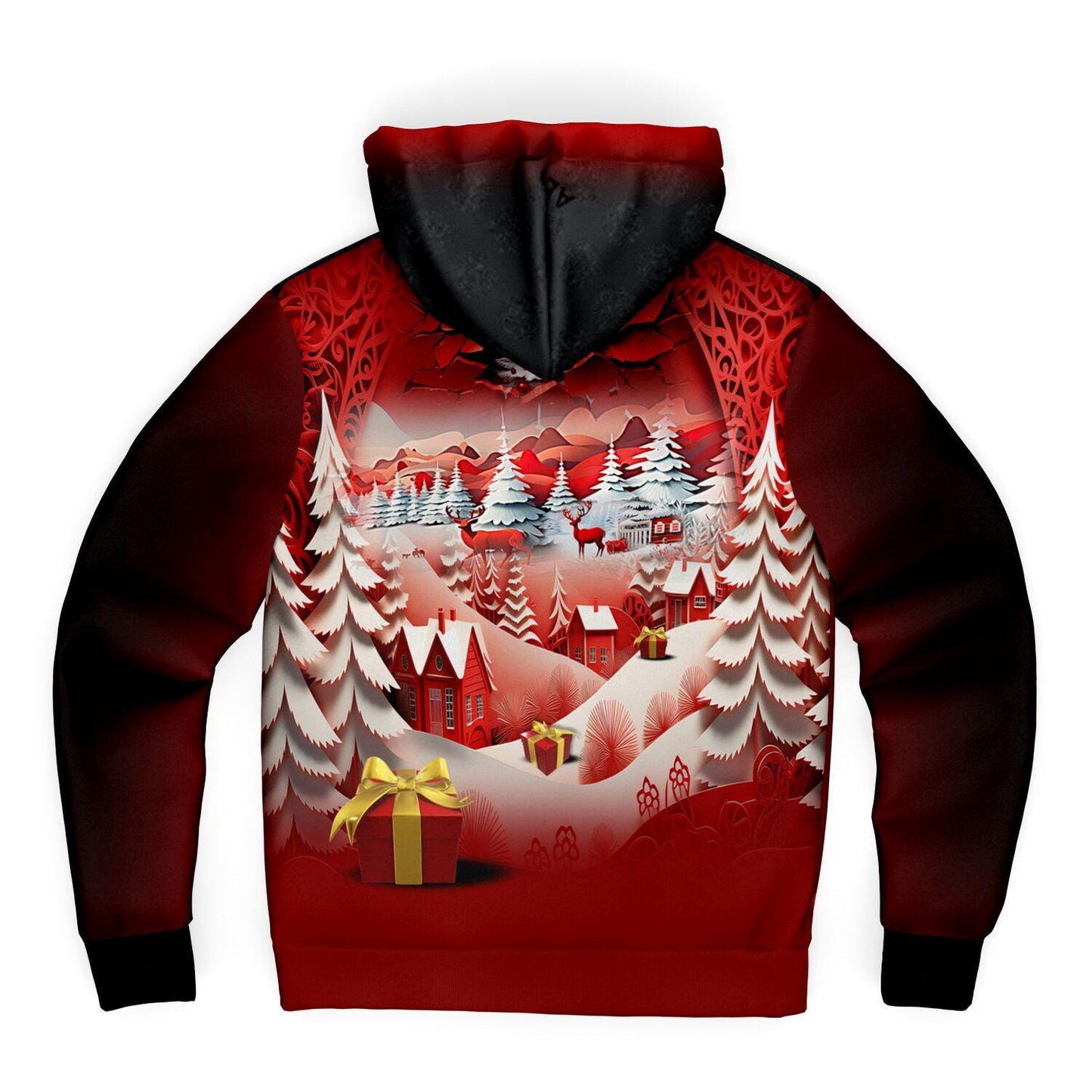 The Other Ugly One- Microfleece Zip Hoodie - AOP