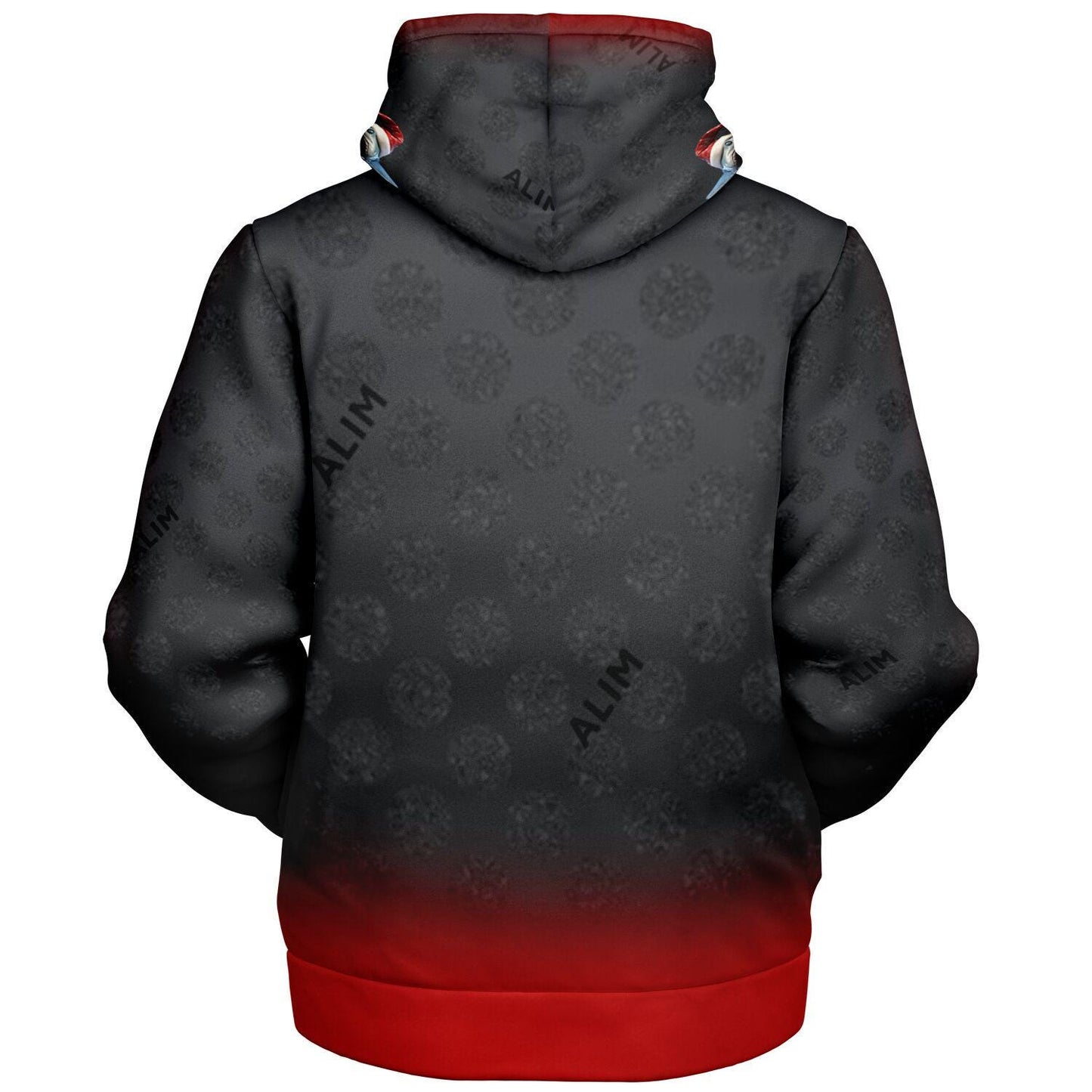 Too Ugly- Microfleece Zip Hoodie - AOP