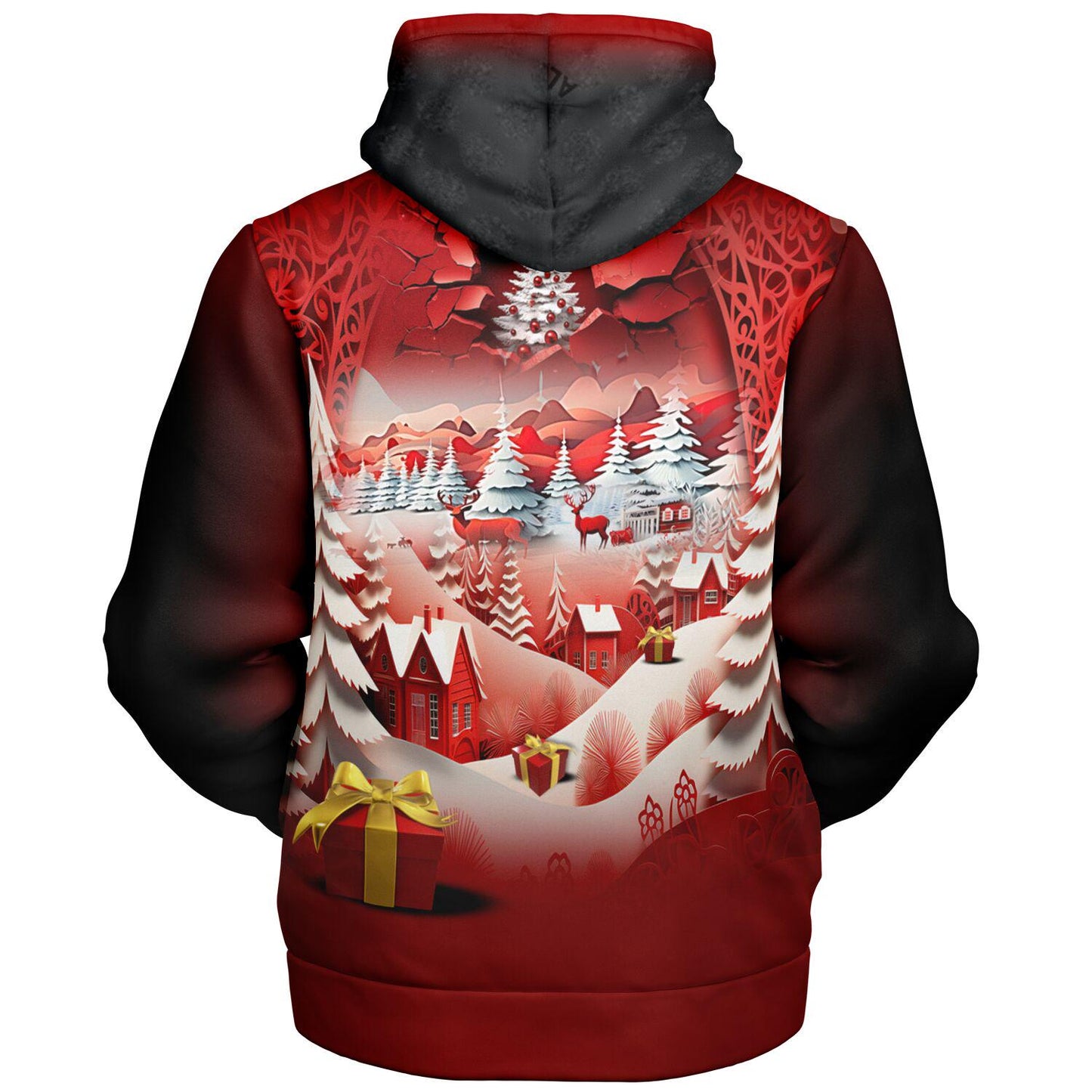 The Other Ugly One- Microfleece Zip Hoodie - AOP
