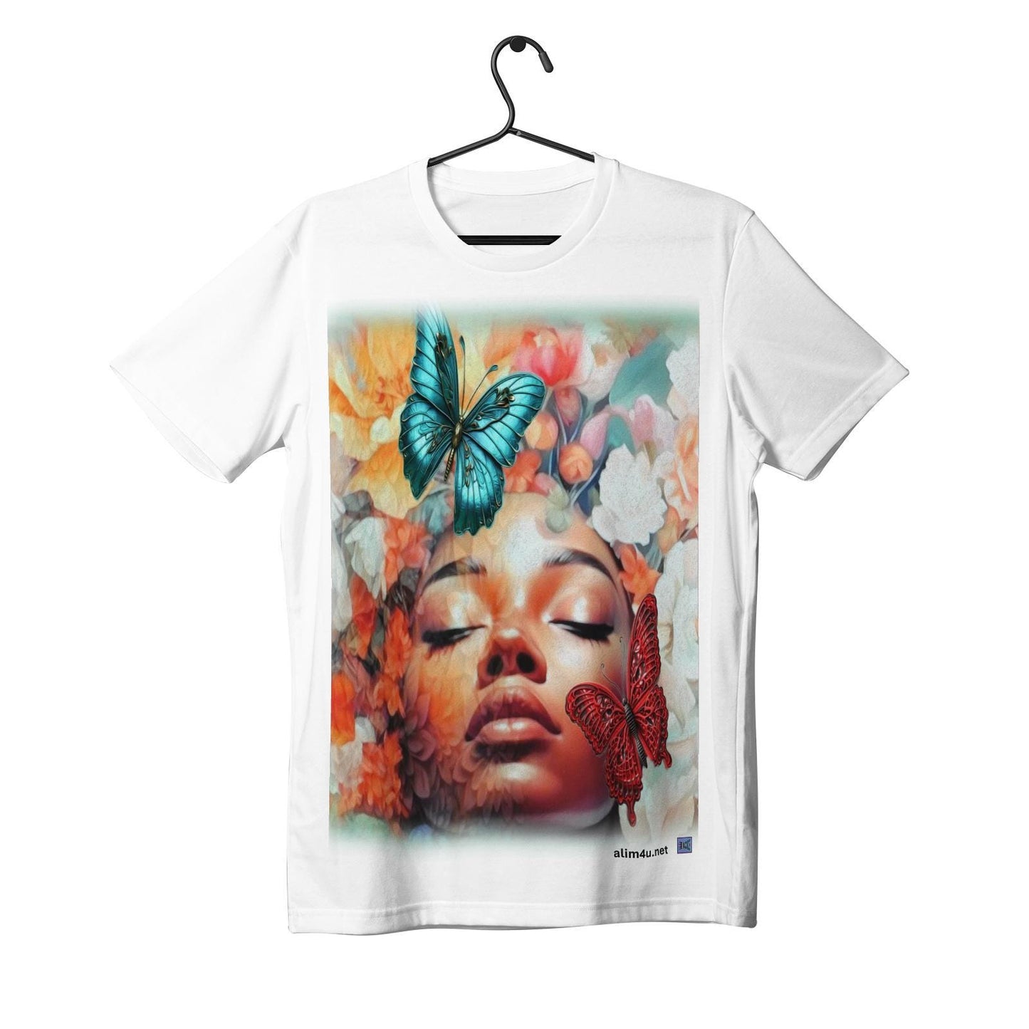 ALIM4U "Blossom" Couple's Pima Cotton Jersey Short Sleeve Tshirt