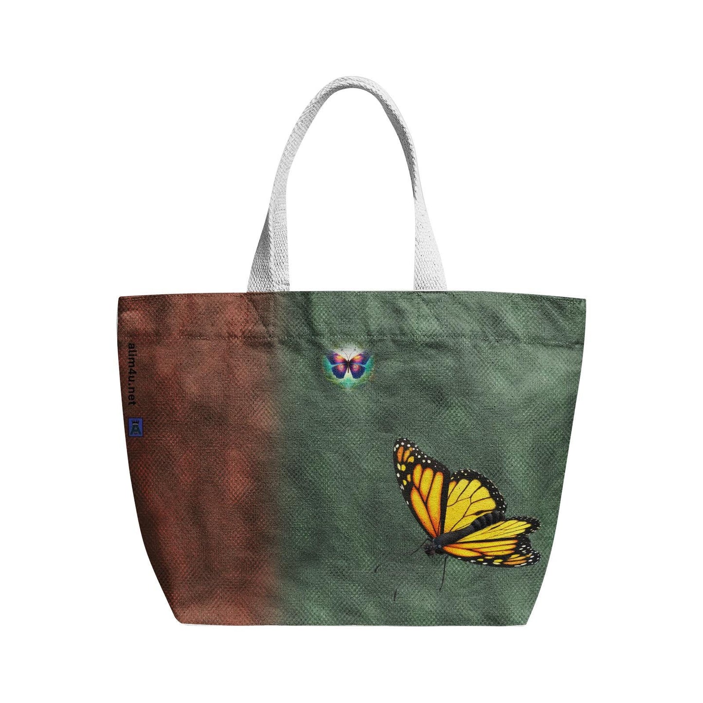 ALIM4U "Blossom" Heavy Duty and Strong Natural Canvas Tote Bags
