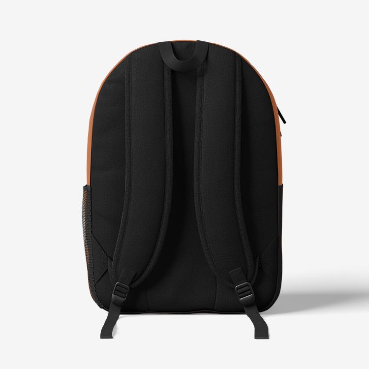 ALIM4U "Peek II" Retro Colorful Print Trendy Backpack