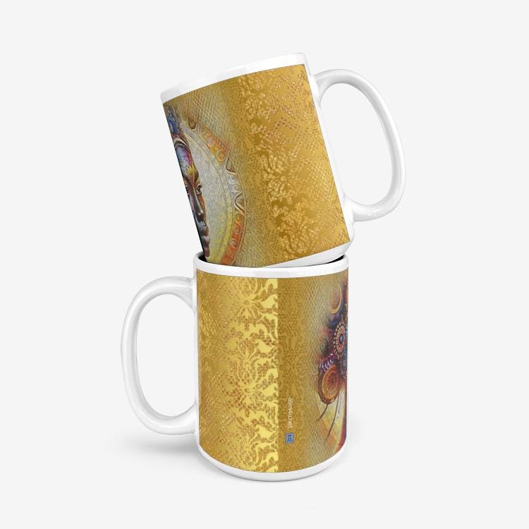 ALIM4U "Golden" Classic Glossy Mug
