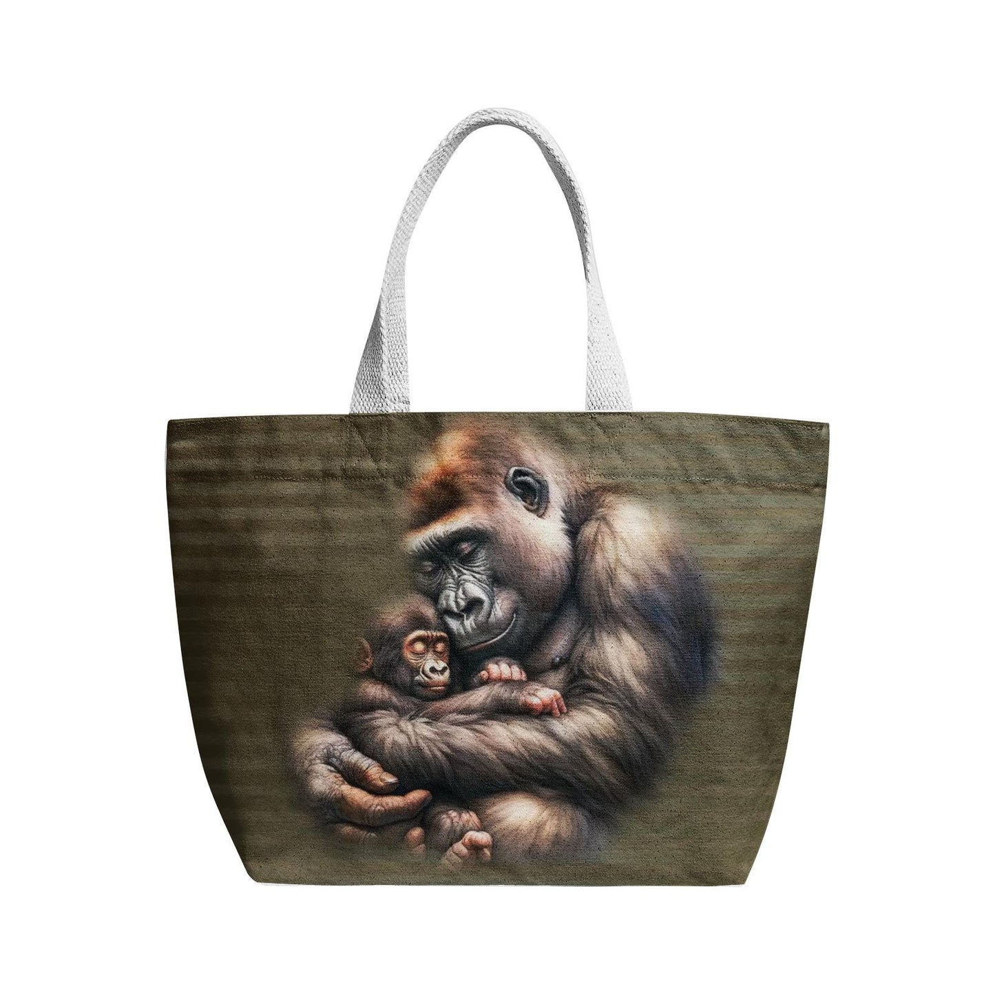 ALIM4U "Grilla" Heavy Duty and Strong Natural Canvas Tote Bags