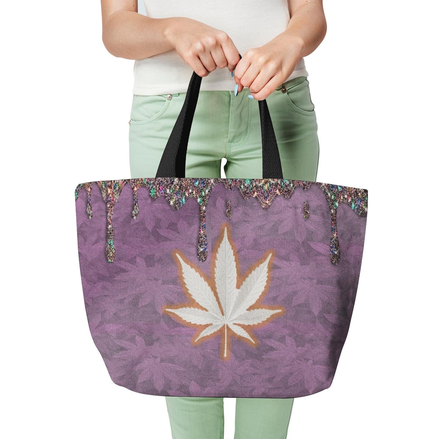 ALIM4U "Thick Drip" Heavy Duty and Strong Natural Canvas Tote Bags