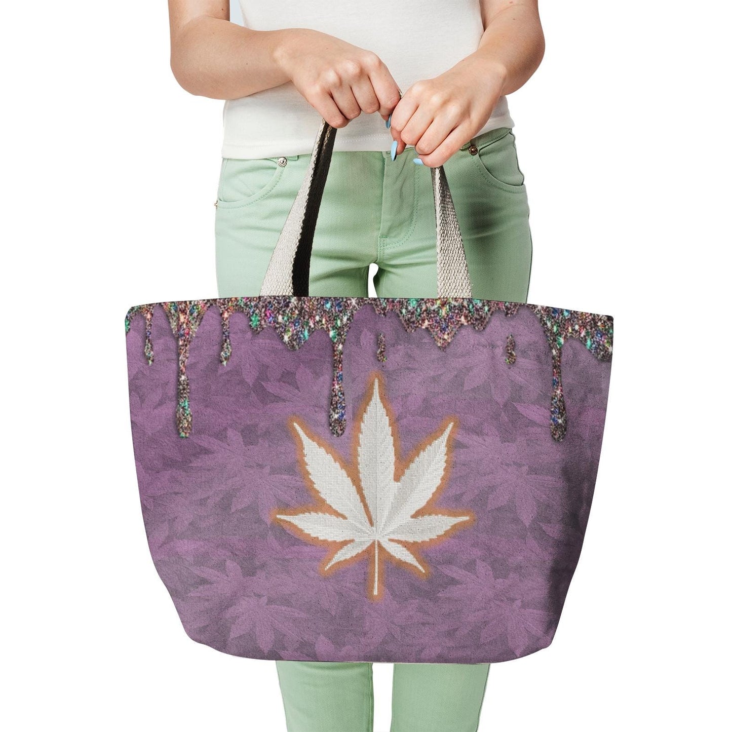 ALIM4U "Thick Drip" Heavy Duty and Strong Natural Canvas Tote Bags