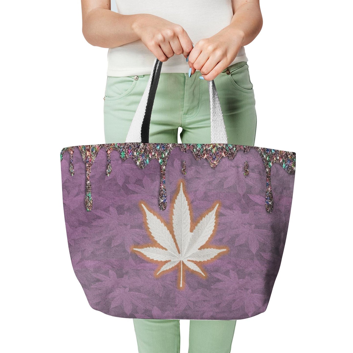 ALIM4U "Thick Drip" Heavy Duty and Strong Natural Canvas Tote Bags