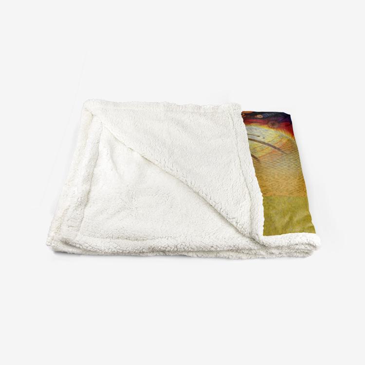 ALIM4U "Golden Chile" Double-Sided Super Soft Plush Blanket