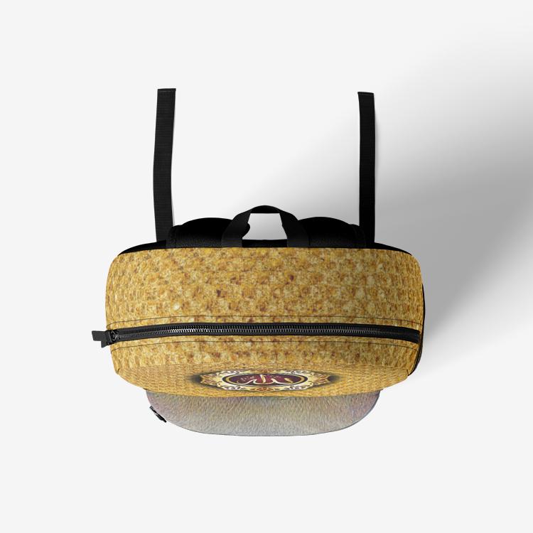 ALIM4U "His Creations" Retro Colorful Print Trendy Backpack