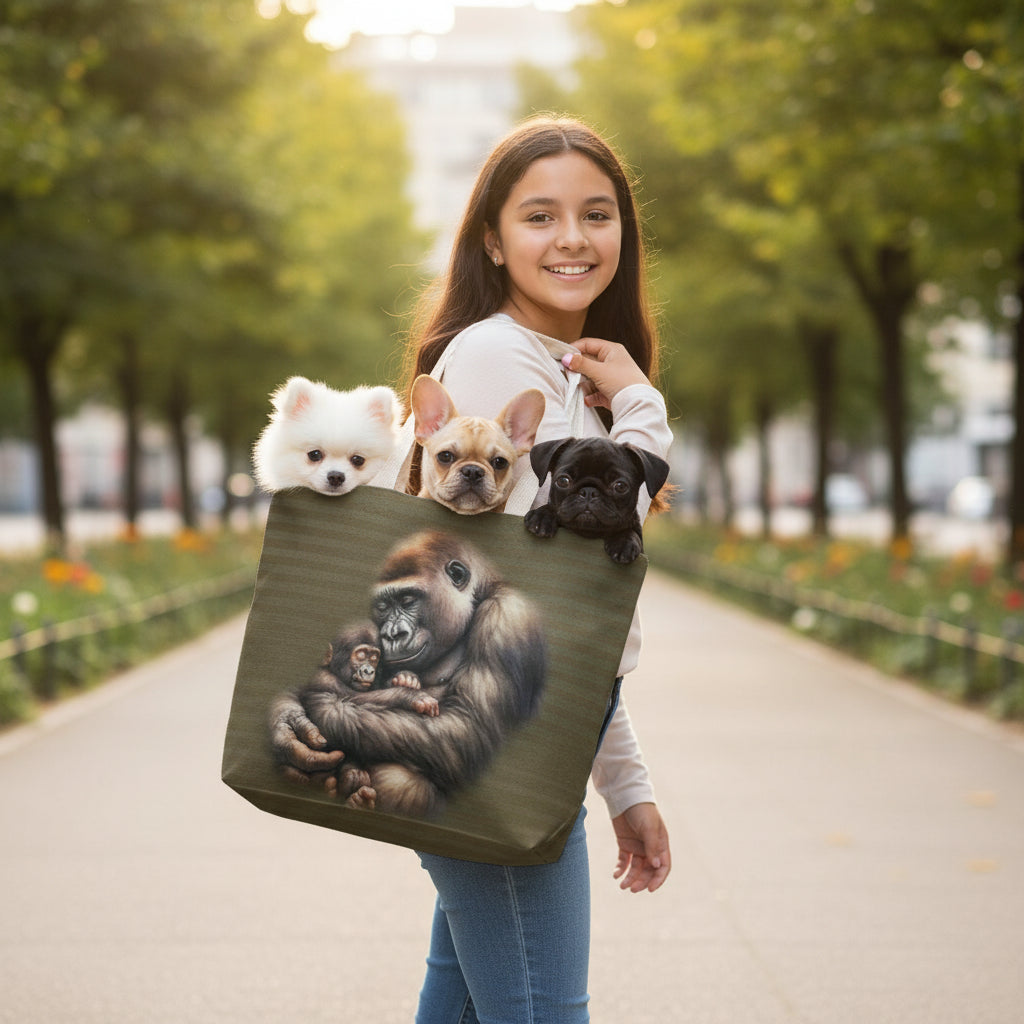 ALIM4U "Grilla" Heavy Duty and Strong Natural Canvas Tote Bags