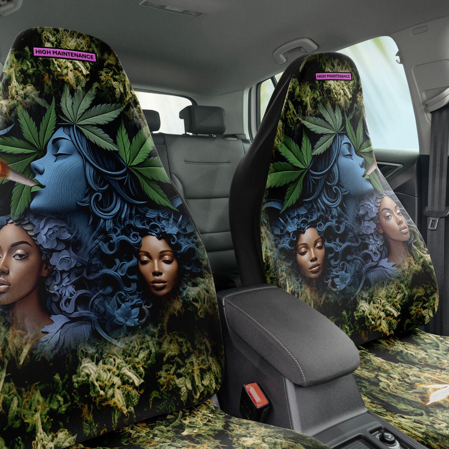 ALIM4U "Smoking Sisters" Car Seat Cover - AOP