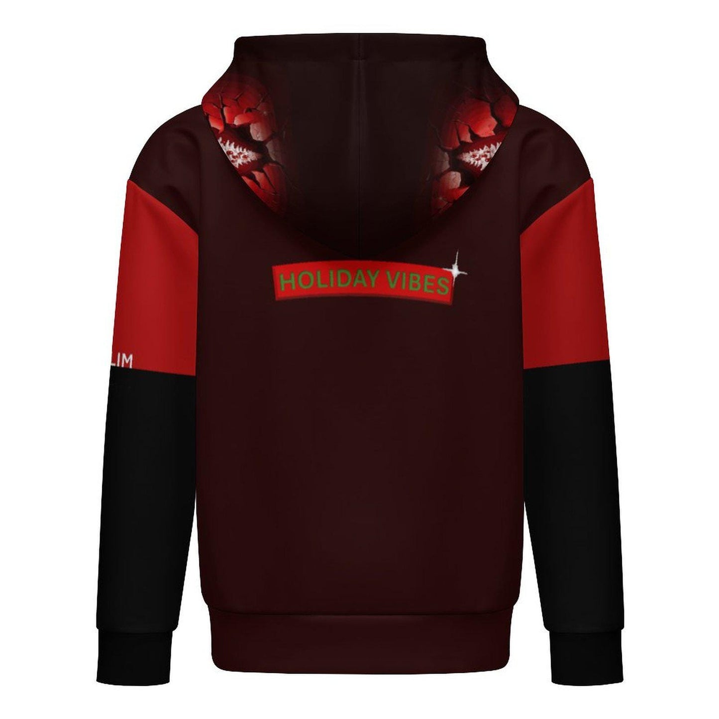 ALIM4U Christmas Children's Hooded Sweatshirt without Drawstrings
