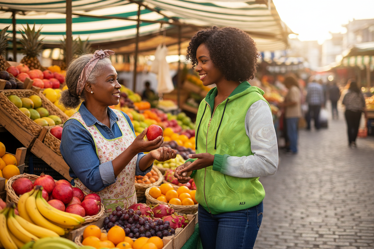 Green mesh vest with a zipper over a patterned shirt on a white background