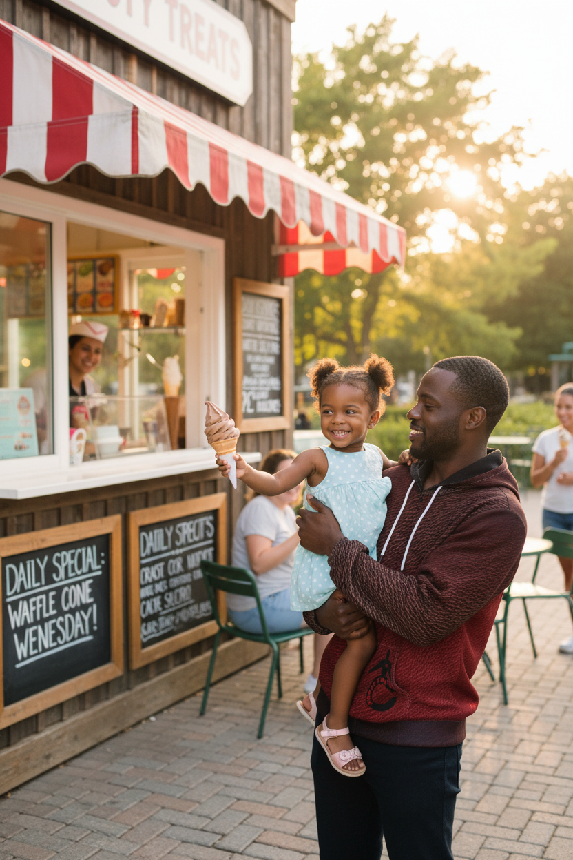 Red and brown hoodie with a logo on a white background