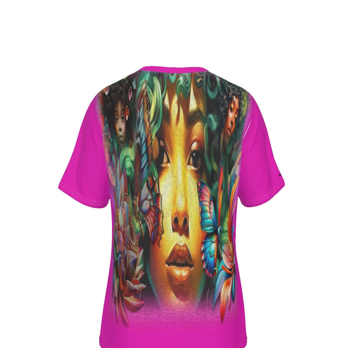 Multicolor Shirt Flowers Butterflies Twine is Mine
