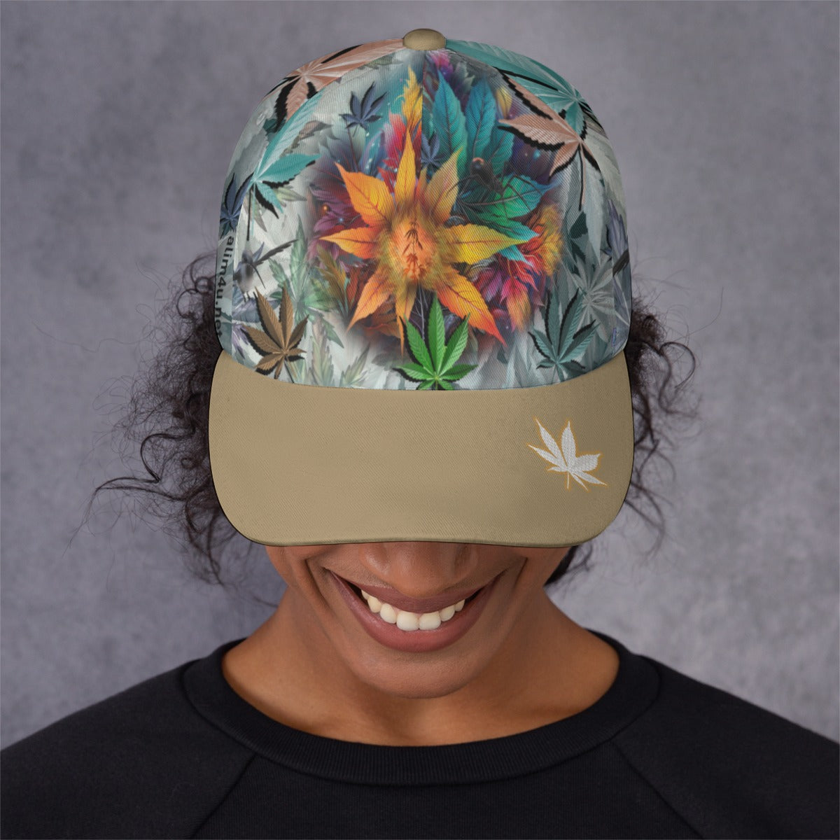 All-Over Print Peaked Cap