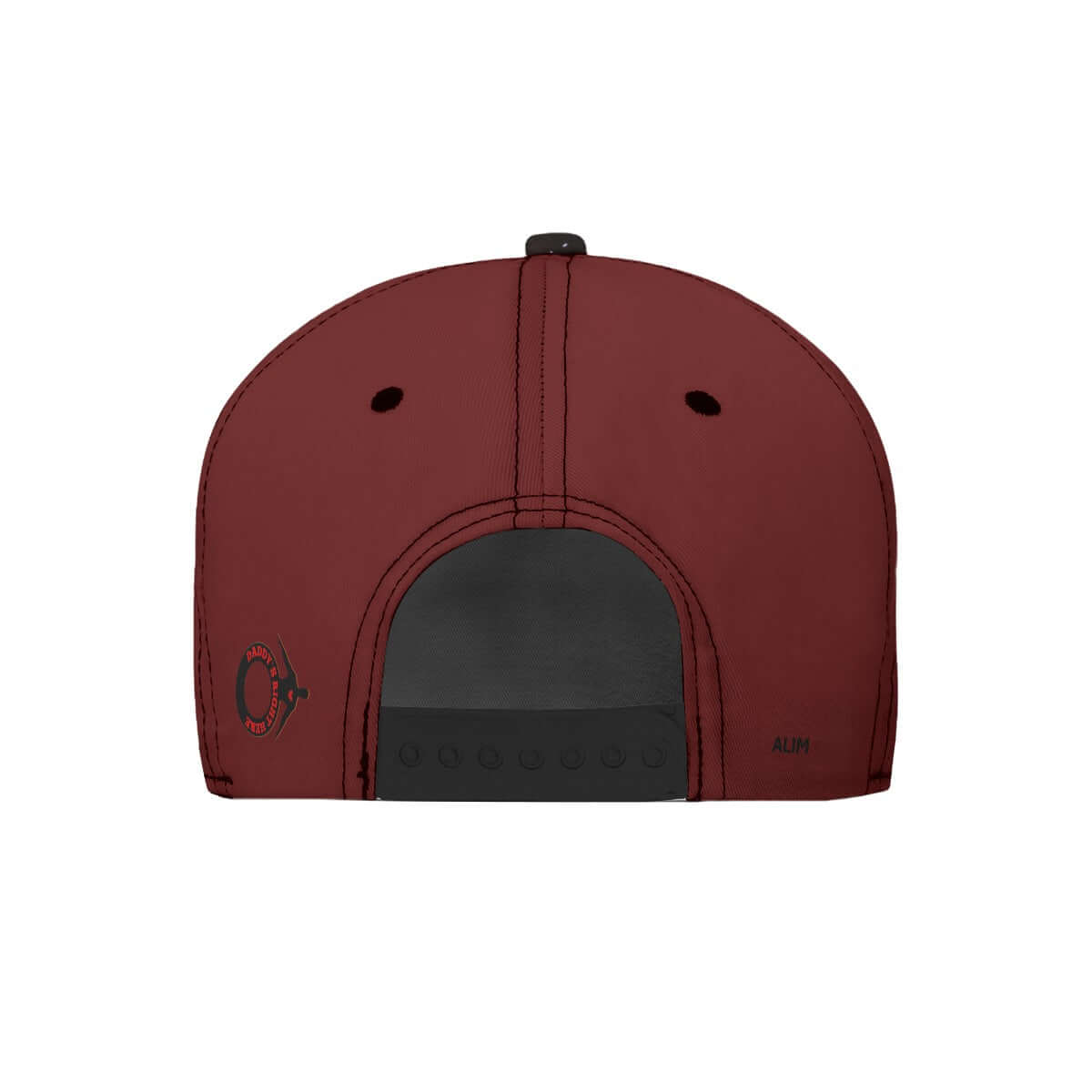 Daddy's Right Here Mixed Logos Flat-Brim Baseball Cap 