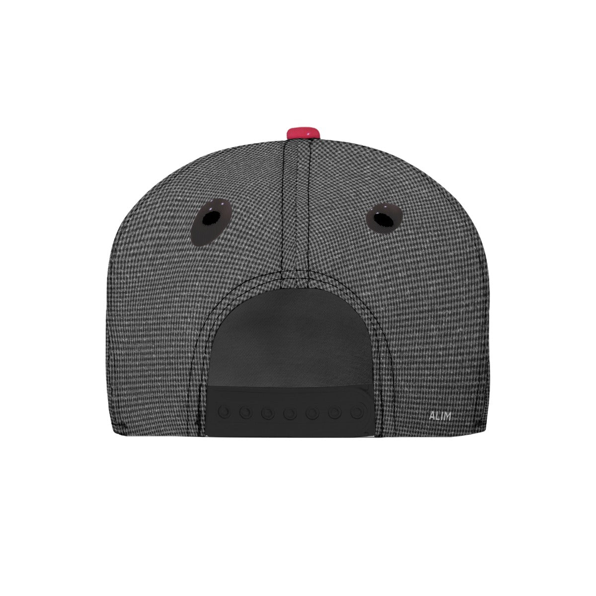 Daddy's Right Here Plaid Logo Flat-Brim Baseball Cap