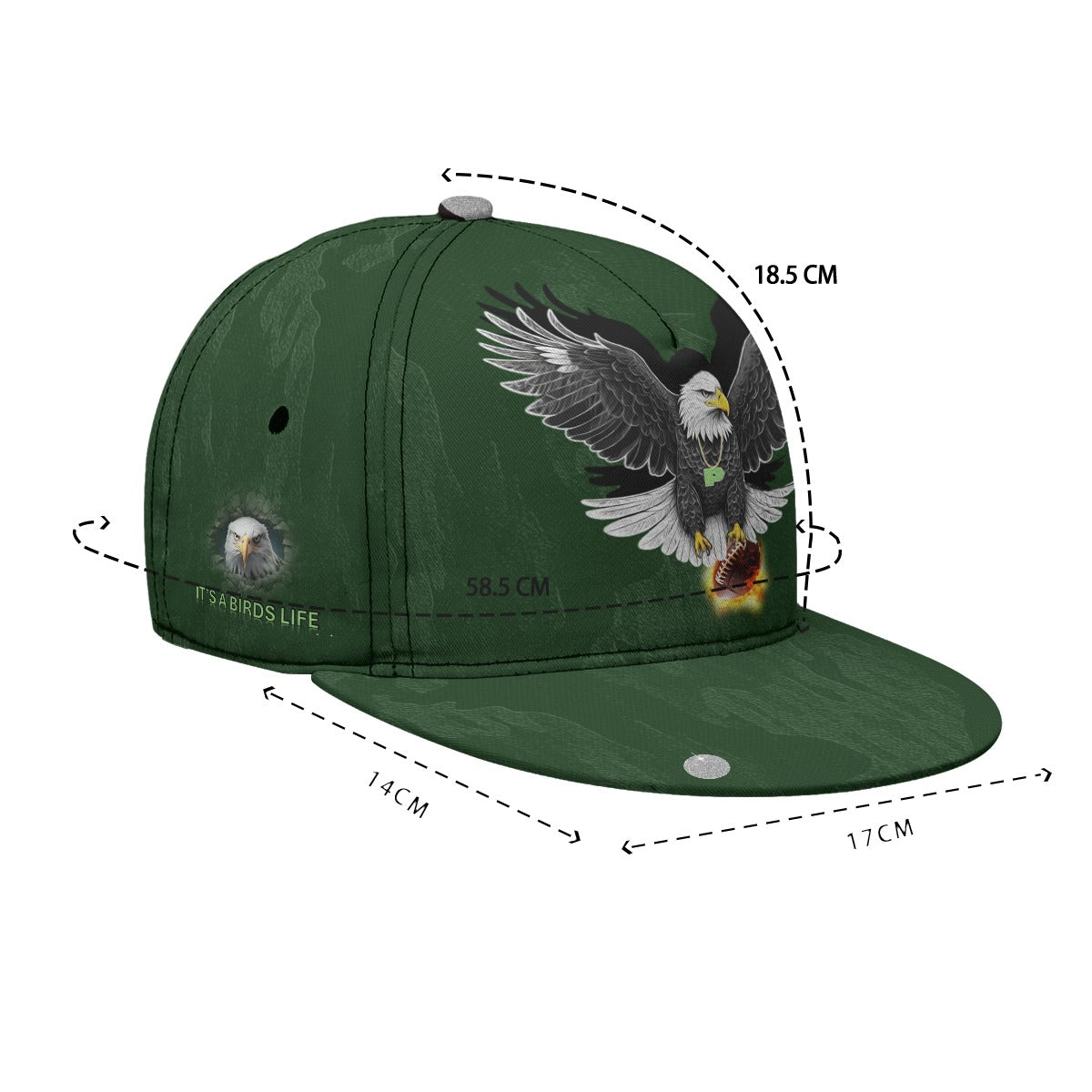 A Birds Life Flat-Brim Baseball Cap