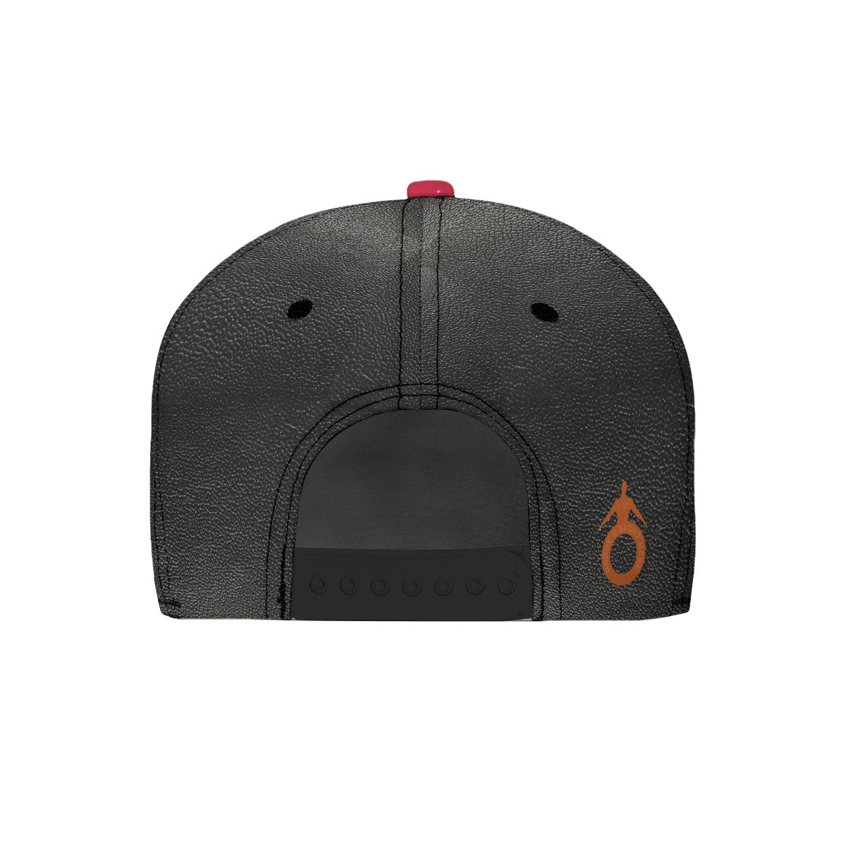 Daddy's Right Here Leather Logo Flat-Brim Baseball