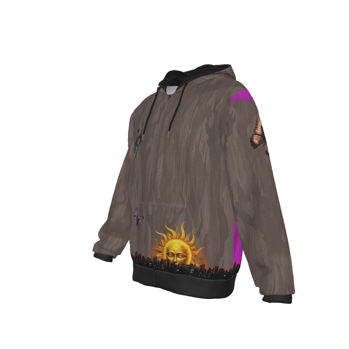 Black hoodie with 'SCARS OFFICIAL' text on a white background