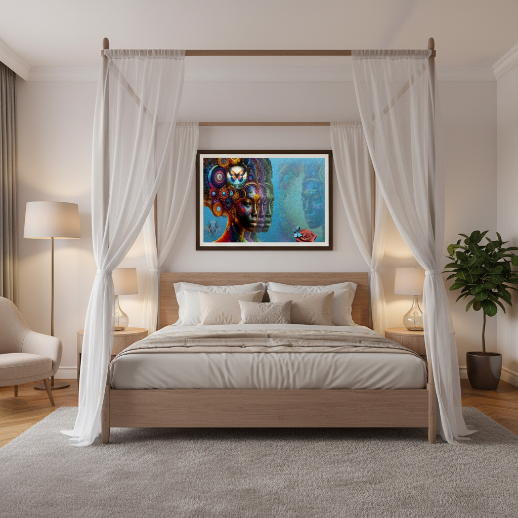 "Head of State"Decorative Canvas Print